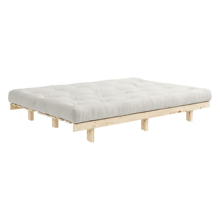 Canapé convertible Lean blanc & pin / L 200 cm - KARUP DESIGN