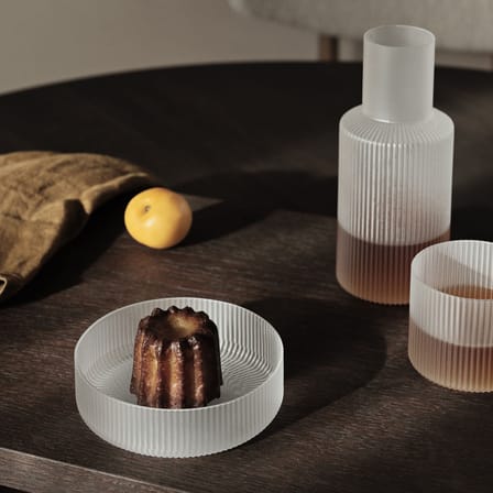 Set de 4 coupelles Ripple / Verre strié - Ferm Living