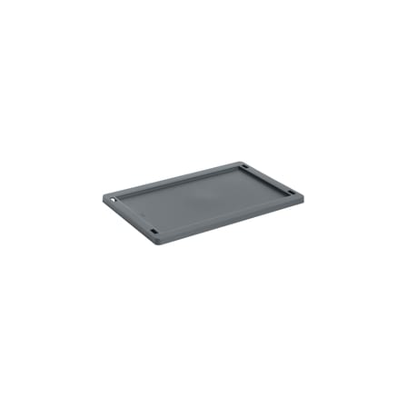 Couvercle  plastique gris / Pour panier Colour Crate Small 17,5 x 27 cm - Hay