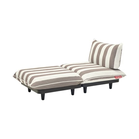 Bain de soleil Paletti tissu marron / L 100 x P 190 cm - Fatboy