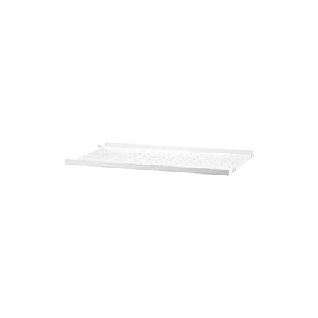 Etagère métal perforé / Rebord bas - L 58 x P 30 cm - String Furniture