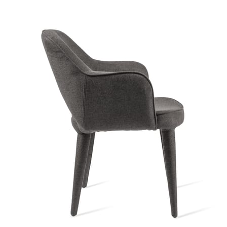 Fauteuil rembourré Cosy tissu gris - POLSPOTTEN