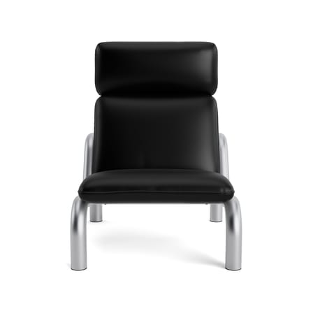 Fauteuil rembourré Tube tissu noir - Normann Copenhagen