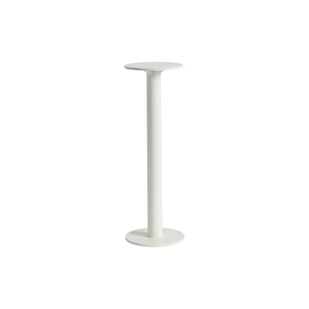Kabellose, wiederaufladbare Außenlampe Host Large metall weiß / LED - H 30 cm / Magnetische Befestigung - Hay