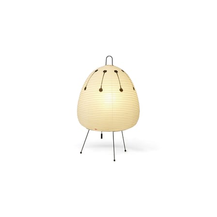 Lampe de table Akari 1AD papier beige /Isamu Noguchi, 1951 - Ø 25 x H 43 cm - Vitra