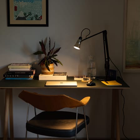 Lampe de table Original 315 métal argent / Edition Navigation - Réédition 1940 - Anglepoise