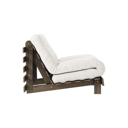 Fauteuil convertible Roots / Dormeuse & lit d'appoint - 3 positions / Structure marron - KARUP DESIGN