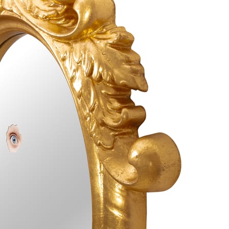 Miroir mural Reflecting - Ciclope / Ecran LCD animé avec oeil qui bouge - L 62 x H 85 cm - Seletti