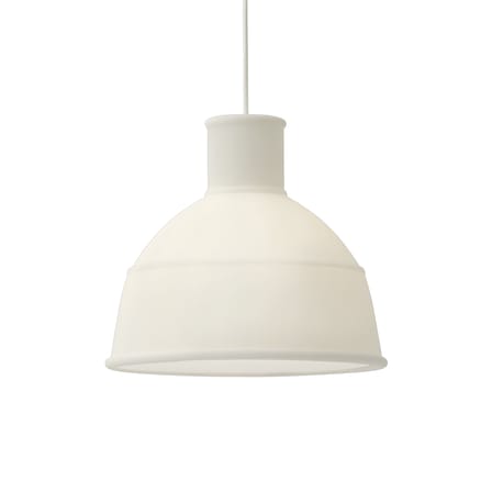Unfold Pendant plastic material white / silicone - Ø 32.5 x H 29.5 cm - Muuto