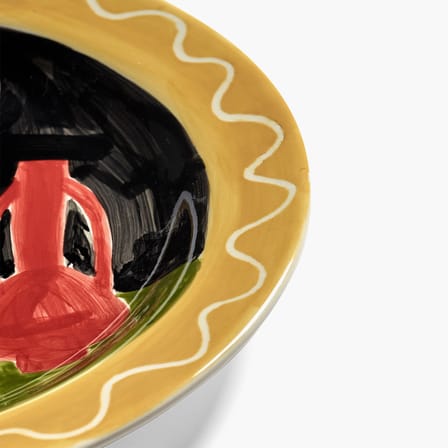 Dreams Delicia 02 Plate ceramic multicoloured / Set of 2 - Ø 25.8 cm - Serax