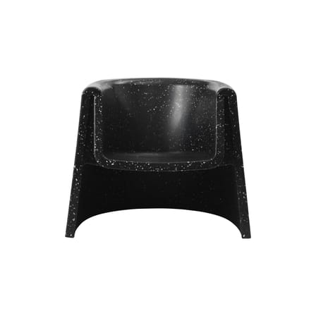 Poltrona Bit materiale plastico nero / Riciclato - Normann Copenhagen
