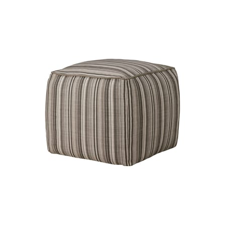 Pouf d'extérieur Zahara Outdoor tissu gris - Ethnicraft