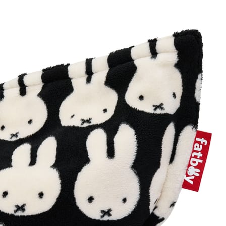 Pouf Original Slim Teddy x Miffy / 155 x 120 cm - Tissu duveteux - Fatboy