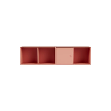 Rangement mural Line bois rose / L 139.2 x P 30 cm H 35.4 cm - MONTANA