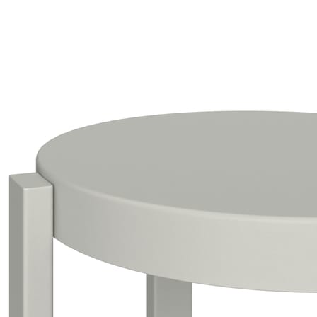 Sgabello Doon metallo grigio / H 45 cm - NOO.MA