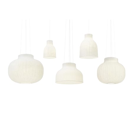 Suspension Strand Closed blanc / Ø 60 - Résine cocon - Muuto
