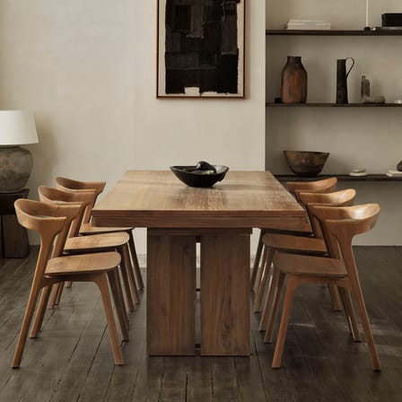 Table à rallonge Double bois marron / L 200 à 300 cm - 8 à 12 personnes - Ethnicraft