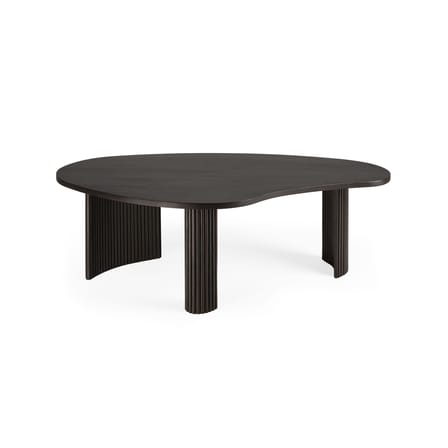Table basse Boomerang bois naturel / 126 x 74 x H 40 cm - Acajou - Ethnicraft