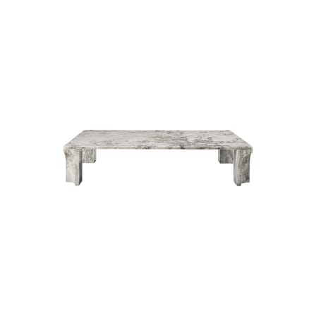 Table basse Doric marbre gris / 140 x 80 cm - Gubi