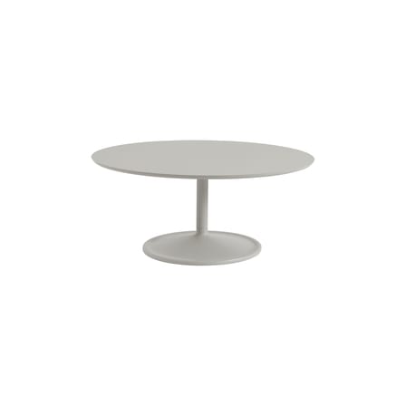 Table basse Soft bois gris / Ø 95 x H 42 cm - Muuto
