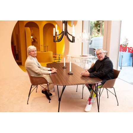 Table rectangulaire Viscount of Wood bois naturel / Philippe Starck, 2021 - 240 x 100 cm - Kartell