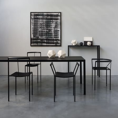 Tabouret Savonarola métal noir / H 48 cm - Maurizio Peregalli, 1984 - Zeus