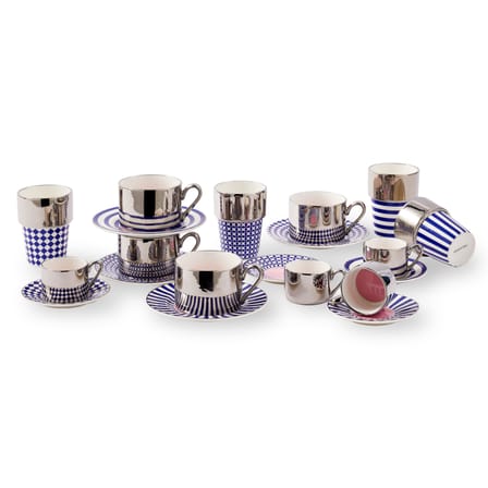 Tasse à café Aunty / Set 4 tasses + 4 soucoupes - 200 ml - Pols Potten