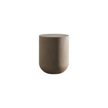 Tavolino d'appoggio Heiko 41 ceramica marrone / Ø 40 x H 50 cm - Gervasoni