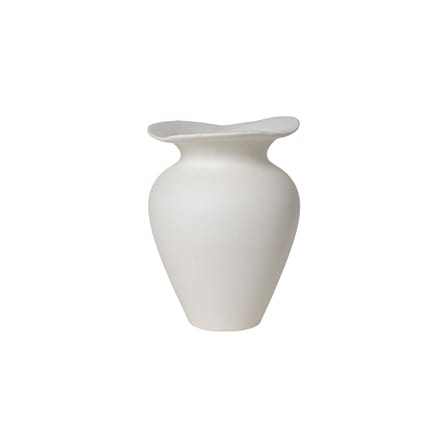 Vase Florentina Small céramique blanc / Ø 16 x H 22,5 cm - BROSTE COPENHAGEN