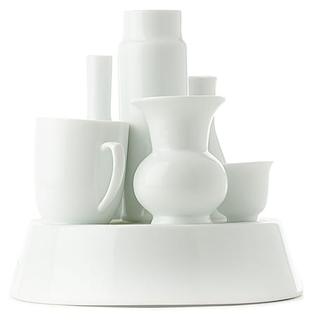 Vase Hong Kong céramique blanc - Pols Potten