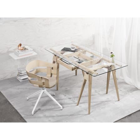 Tiroir / Pour bureau Arco bois naturel  / Seconde vie - Design House Stockholm