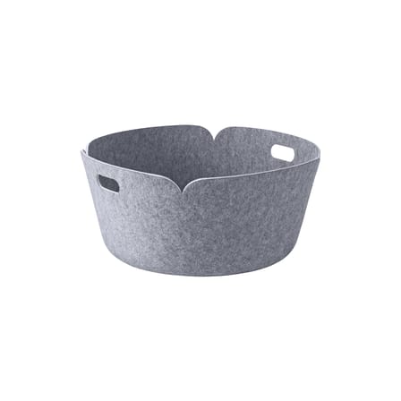 Restore Basket textile grey Round - Ø 52 cm - Muuto
