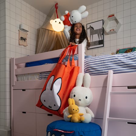 Borsa Carry-All-Bag x Miffy tessuto arancione / 55 x 61 cm - Fatboy