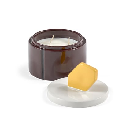 Bougie parfumée Candela 03 Medium céramique rouge / Ø 12,5 x H 13 cm - Serax