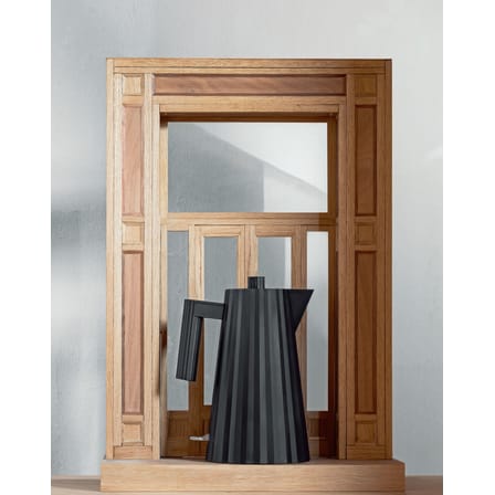 Bouilloire électrique Plissé plastique noir / 1,7 L - Alessi