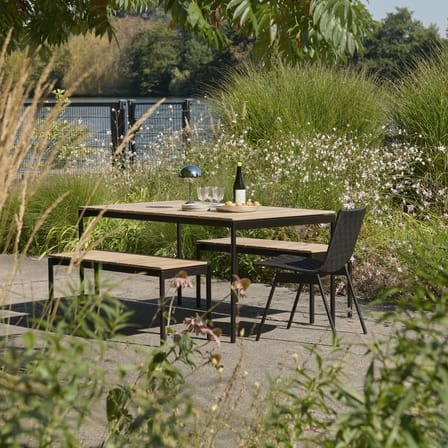 Chaise Ville AV33 tissu vert - &tradition