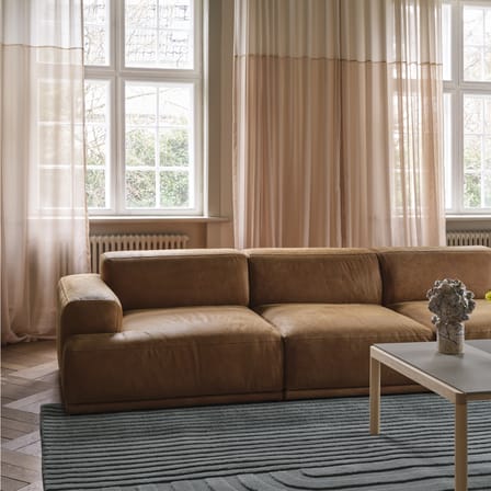Canapé droit Connect Soft / 3 places - Configuration 1 / L 288 cm - Muuto