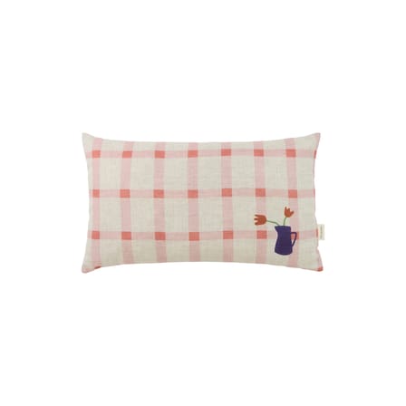 Coussin Vibes Rectangular tissu rose / Medium - 44 x 25 cm - NOBODINOZ