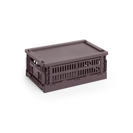 Couvercle  plastique rouge / Pour panier Colour Crate Small 17,5 x 27 cm - Hay