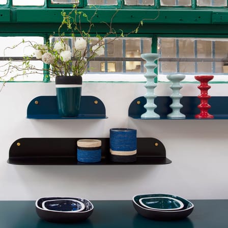 Étagère Tokyo Medium métal noir / L 40 cm - Maison Sarah Lavoine