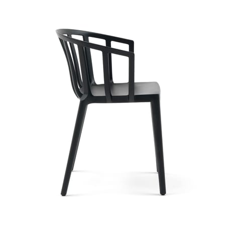 Fauteuil empilable Venice plastique noir - Kartell