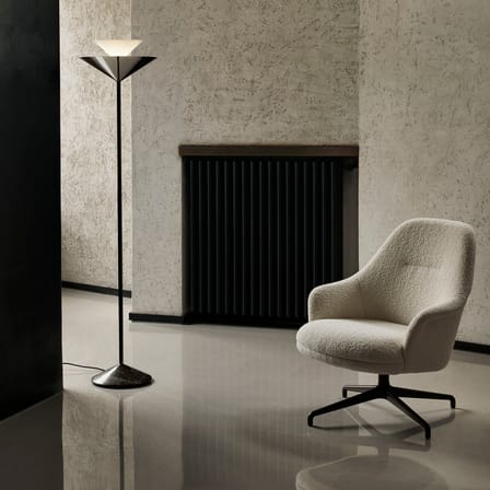 Lampadaire Gio LN28 métal noir - &tradition