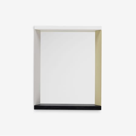Miroir mural Colour Frame - Small bois naturel / 38,5 x 48 cm - Vitra