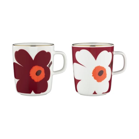 Set de 2 mugs Juhla Unikko / 25 cl - Marimekko