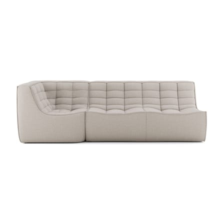 N701 Lounge Chair UK Version textile beige / UK Version - 90° square corner Unit - Ethnicraft