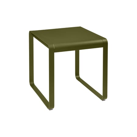 Bellevie Rectangular table metal green / 74 x 80 cm - Fermob