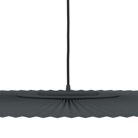 Suspension Carmen Large tissu gris / LED - Ø 120 cm - Hartô