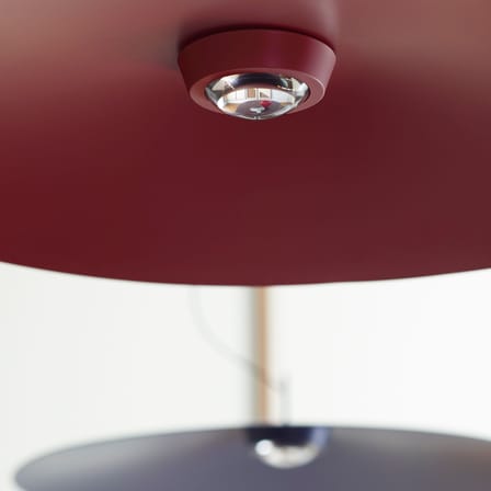 Suspension Koinè LED métal blanc / Ø 37 cm - Luceplan