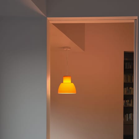 Suspension Lorosae verre orange / Ø 30 cm - Álvaro Siza, 1999 - Nemo