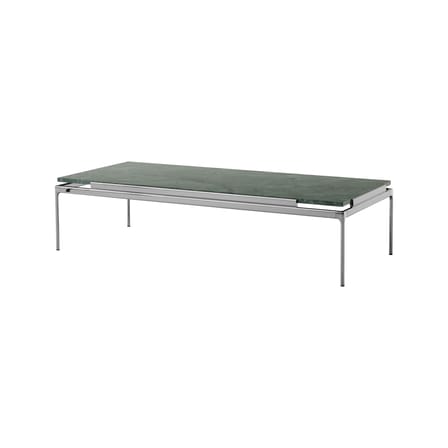 Table basse Sett LN12 marbre vert / 140 x 60 x H 34 cm - &tradition